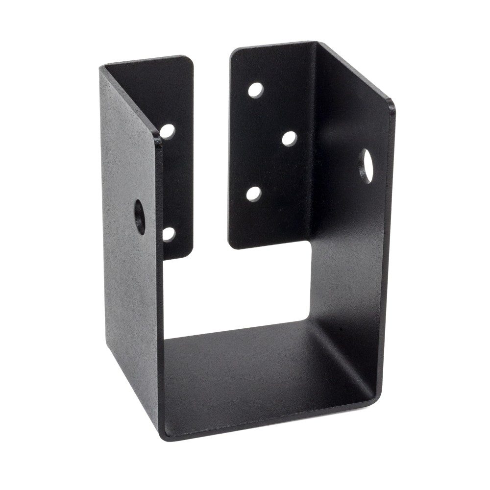 Simpson Strong Tie APHH46R Outdoor Accents Zmax , Black Heavy Joist Hanger for 4x6 Rough