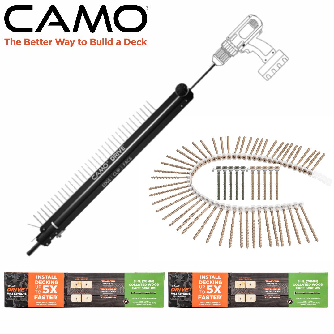 CAMO Drive Collated Wood Face Screw Bundle The Deck Supply