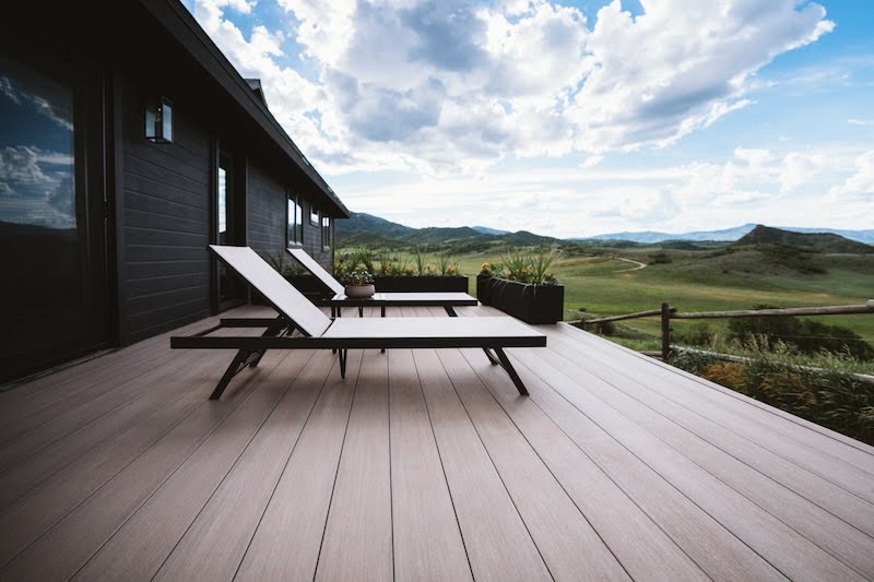 upper level TimberTech decking